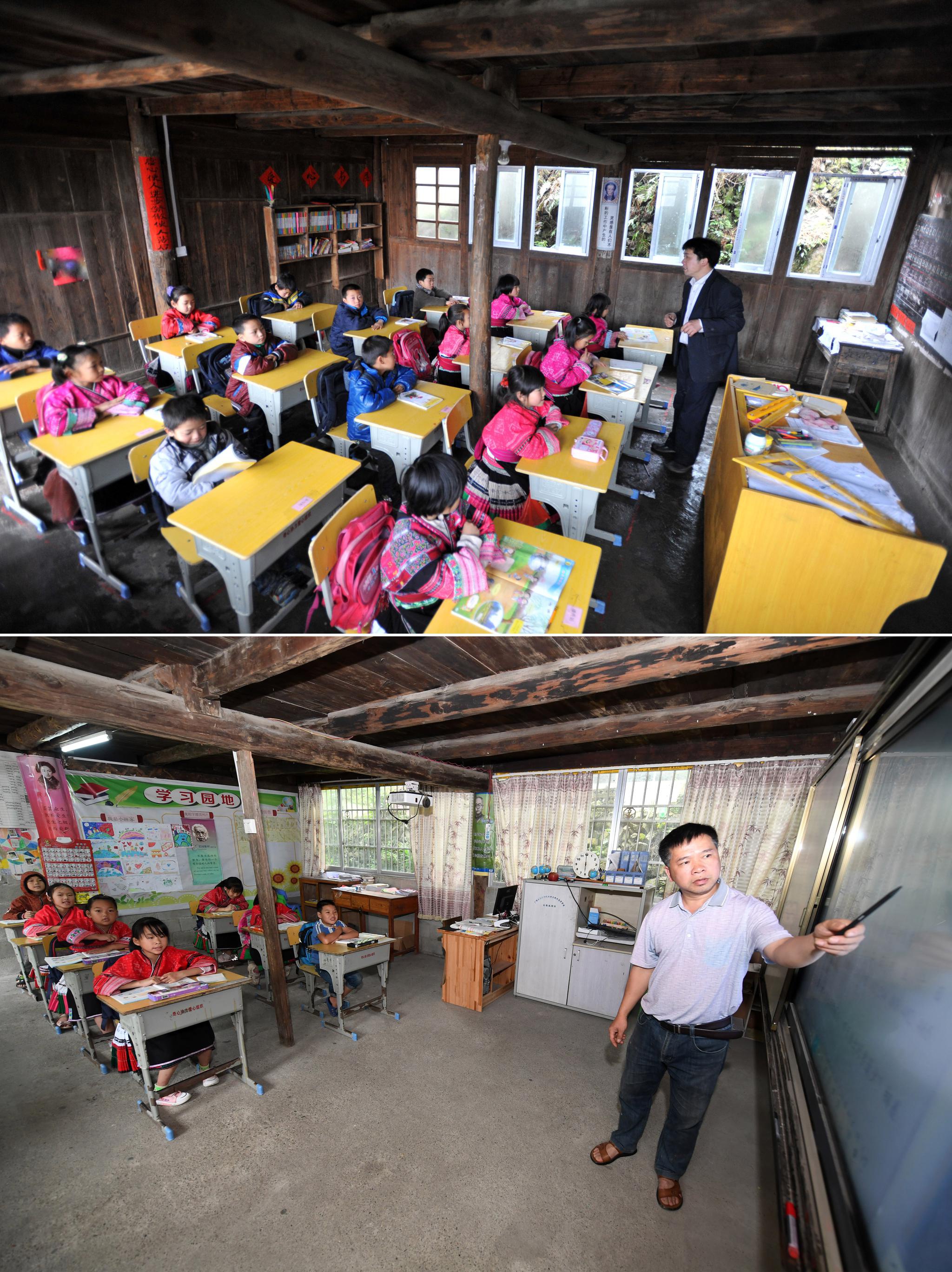 广西龙脊"背篓教师"变身记|广西|镇江_新浪新闻