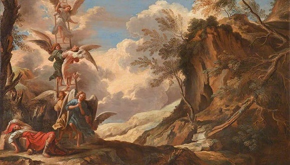 萨尔瓦多·罗萨(salvator rosa)的《雅各的梦》(jacobs dream)图片