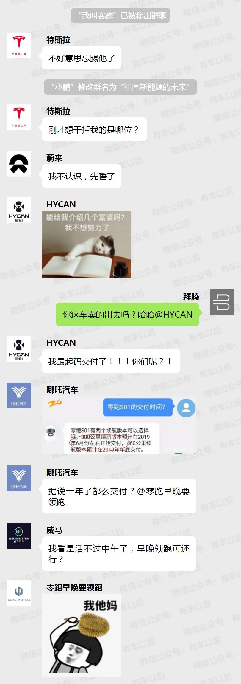 造车新势力车企集体开清理门户大会，这次谁会被踢出群？