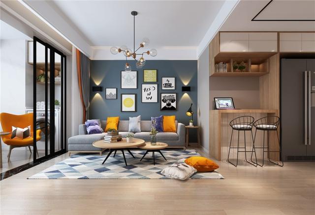 选用的方式,将四居室房屋交给装修公司,只花了7万元