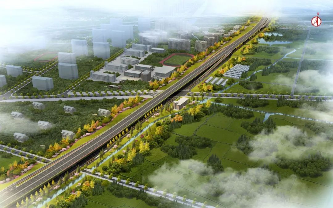 东湖高架路二期开工建设!
