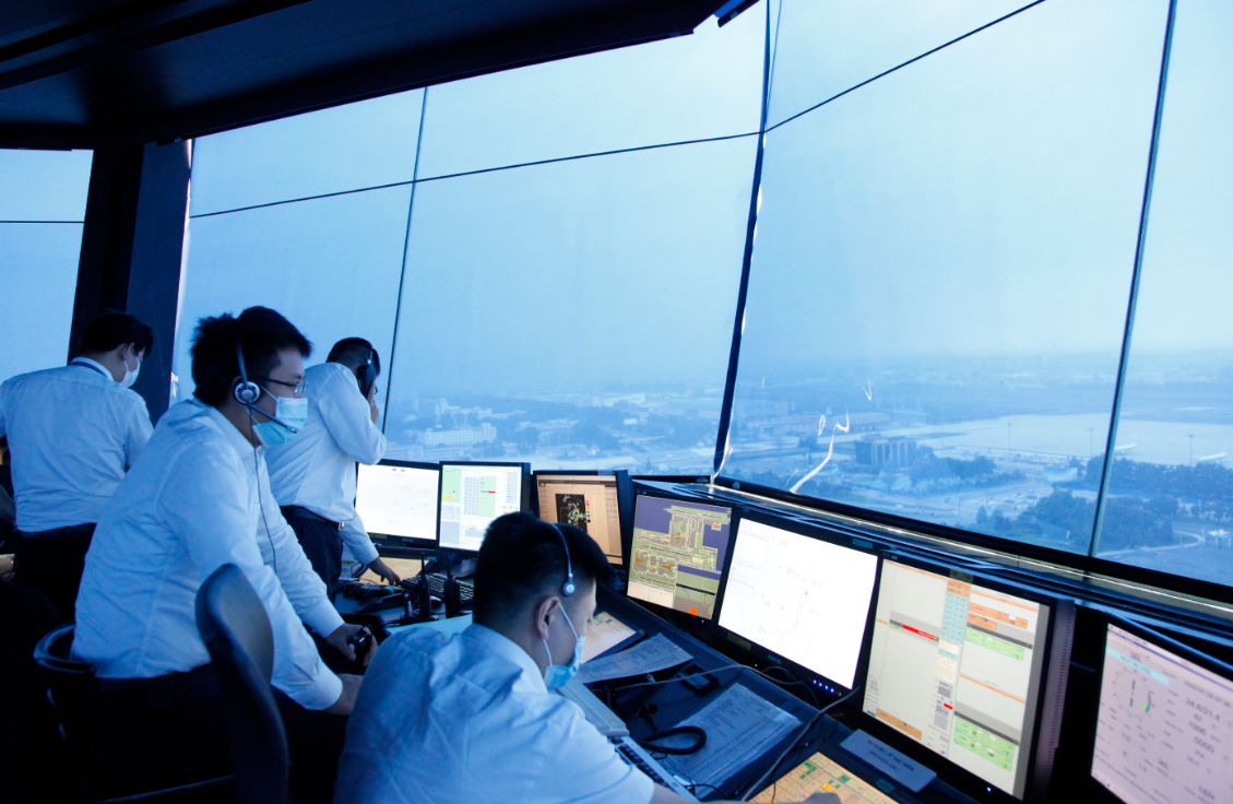 华北空管局首都机场西塔台指挥图