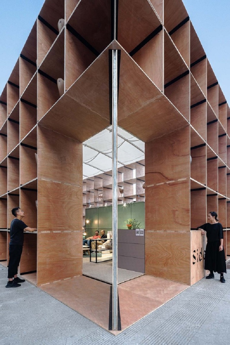 城市搭建&乡村重生,"低技派"的胶合板的灵活运用 / rooi