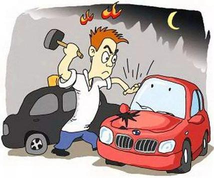 女儿学费纠纷日照一男子半夜打车到前妻家砸门砸车