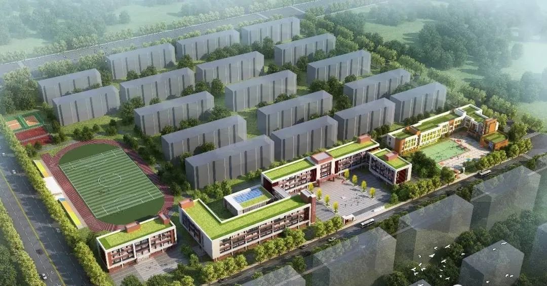 学校,   位置就在凤翔街以北,   书香门第小区南临   最新规划图来了!