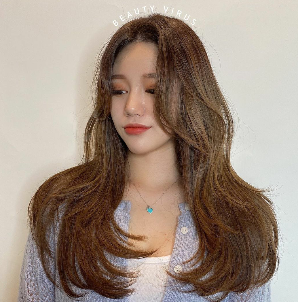 中长发这样的美刚刚好