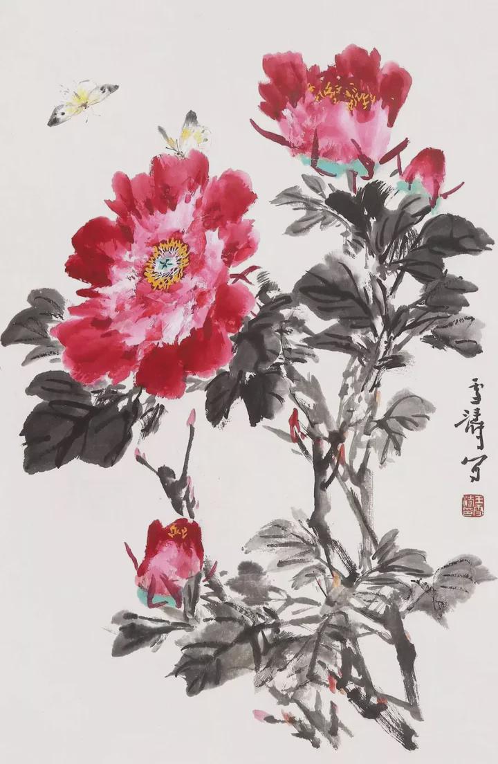 正文  1,花开富贵图:画家徐熙作有《玉堂富贵图》.