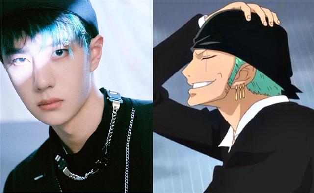 王一博新发色:索隆绿,和海贼王跨界cp爱了!立马安排托尼染发
