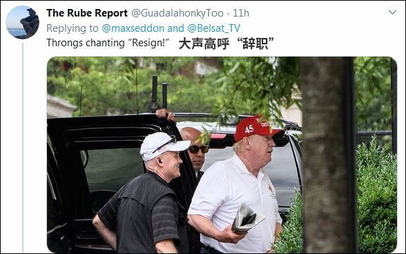 白俄罗斯这一幕,评论区被美国网民占了