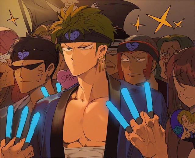 海贼王:"索香"穿越进入90年代动画,偷看,撑伞,约会太浪漫|山治|索隆