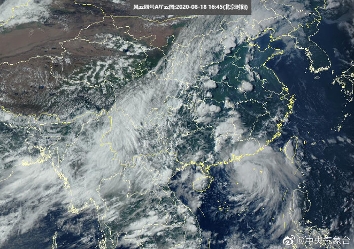 台风海高斯已达到强热带风暴级预计还将继续加强
