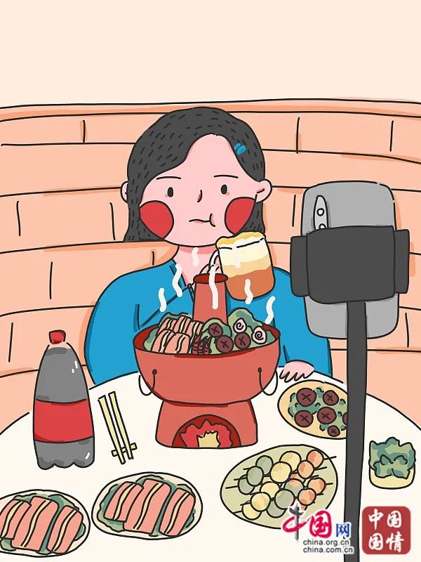 大胃王吃播秀浪费粮食该治平台方积极治理引导点赞