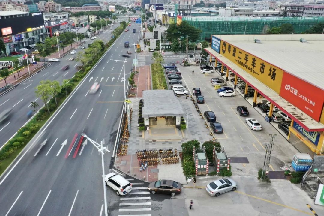 航拍陈屋站   此外, 东莞市虎门镇居岐社区 44190022173-1地块 也正