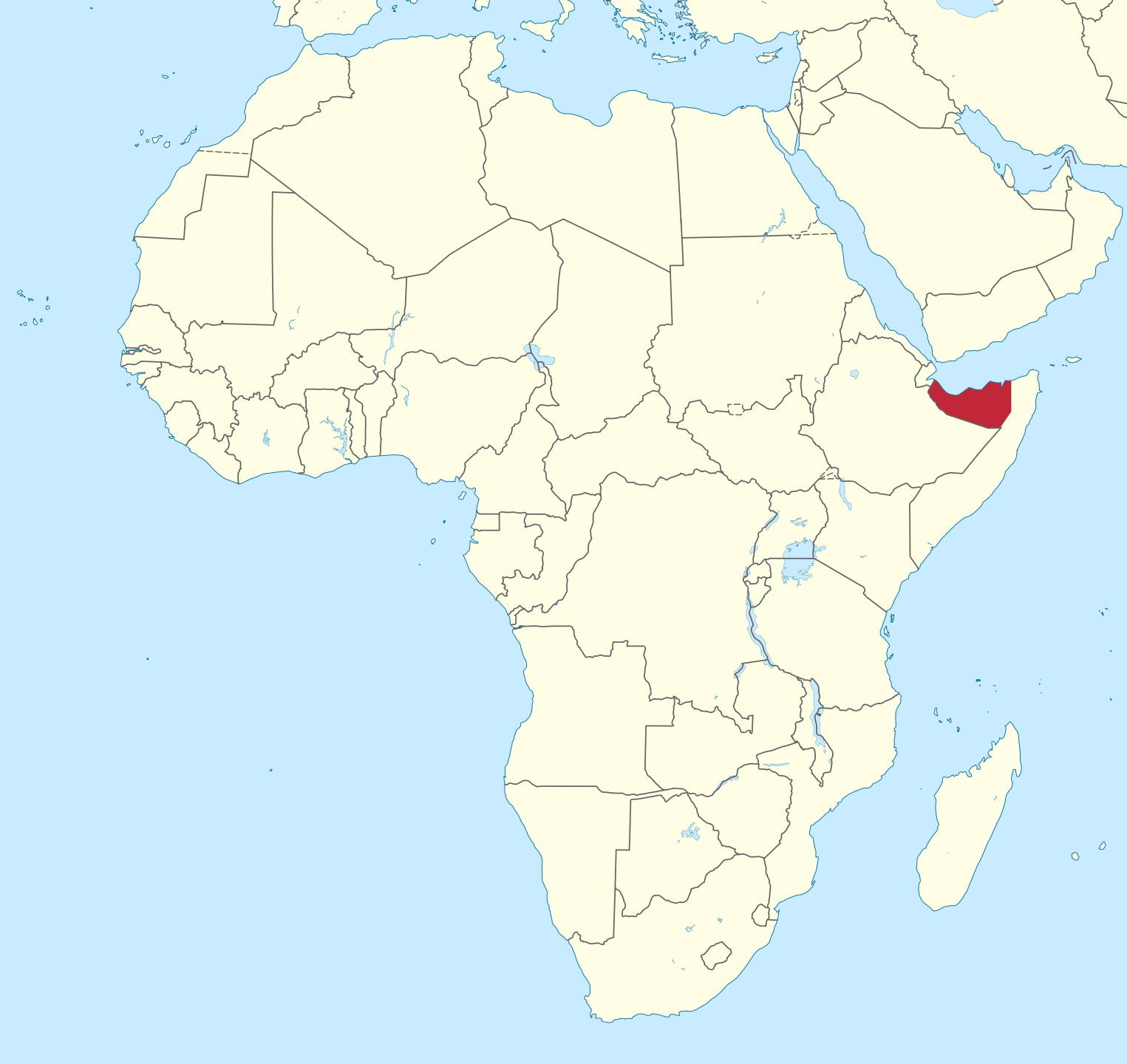 索马里的地理位置图片