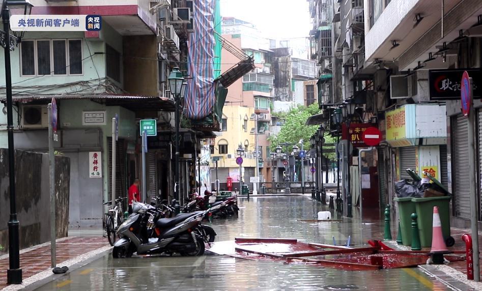 台风海高斯过境澳门 受伤就诊10人事故报告227宗