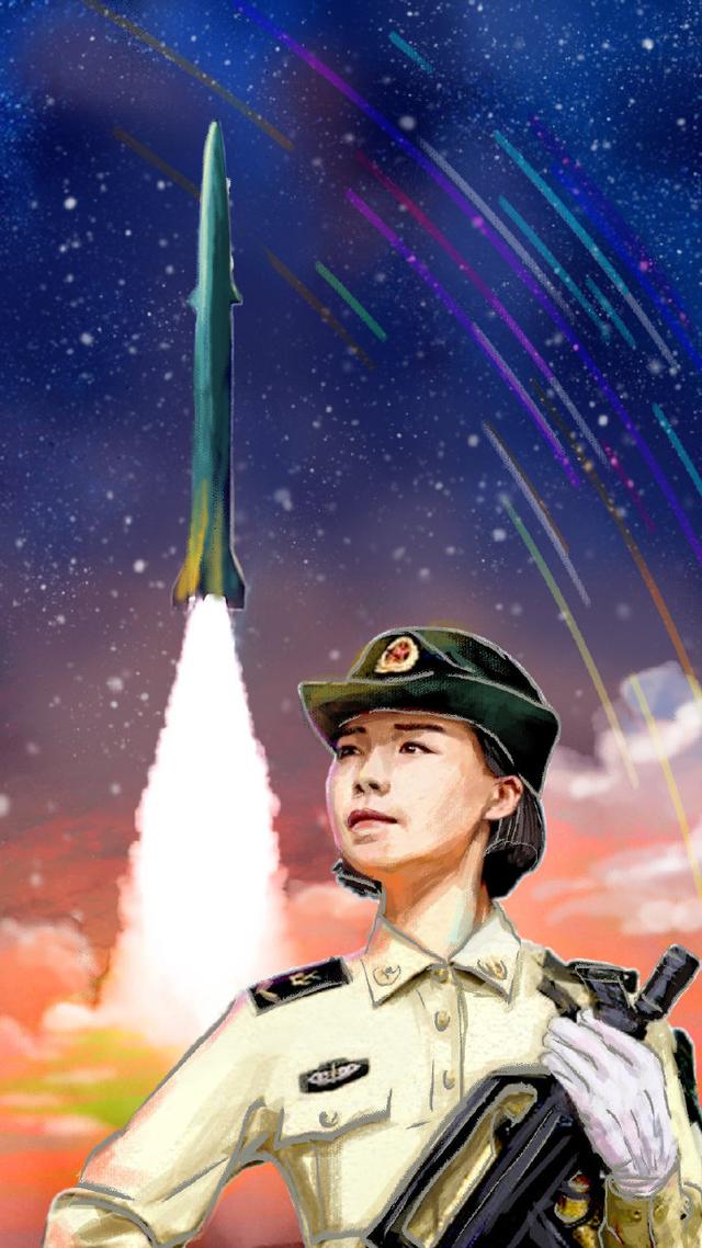 建军节一组东风快递专属漫画壁纸送给你赶紧收藏吧