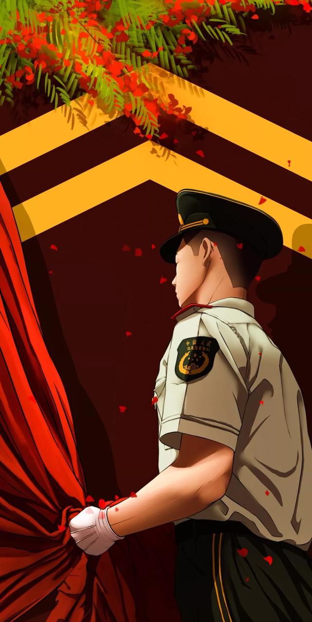 穿过这身军装永远都是军人