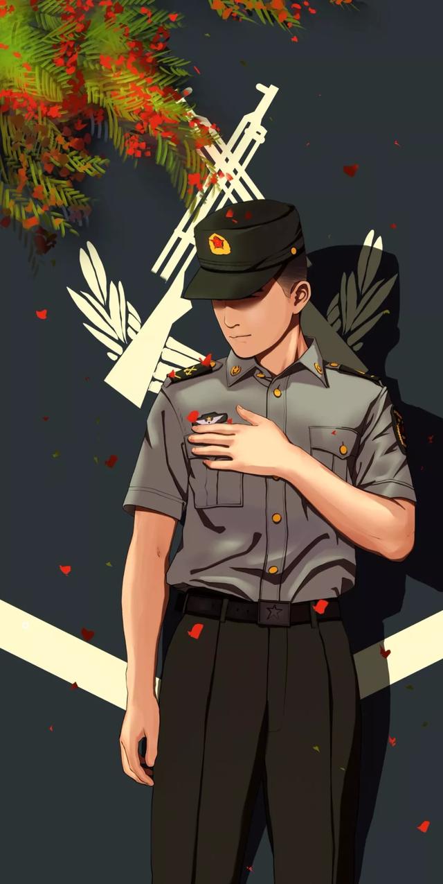 穿过这身军装永远都是军人