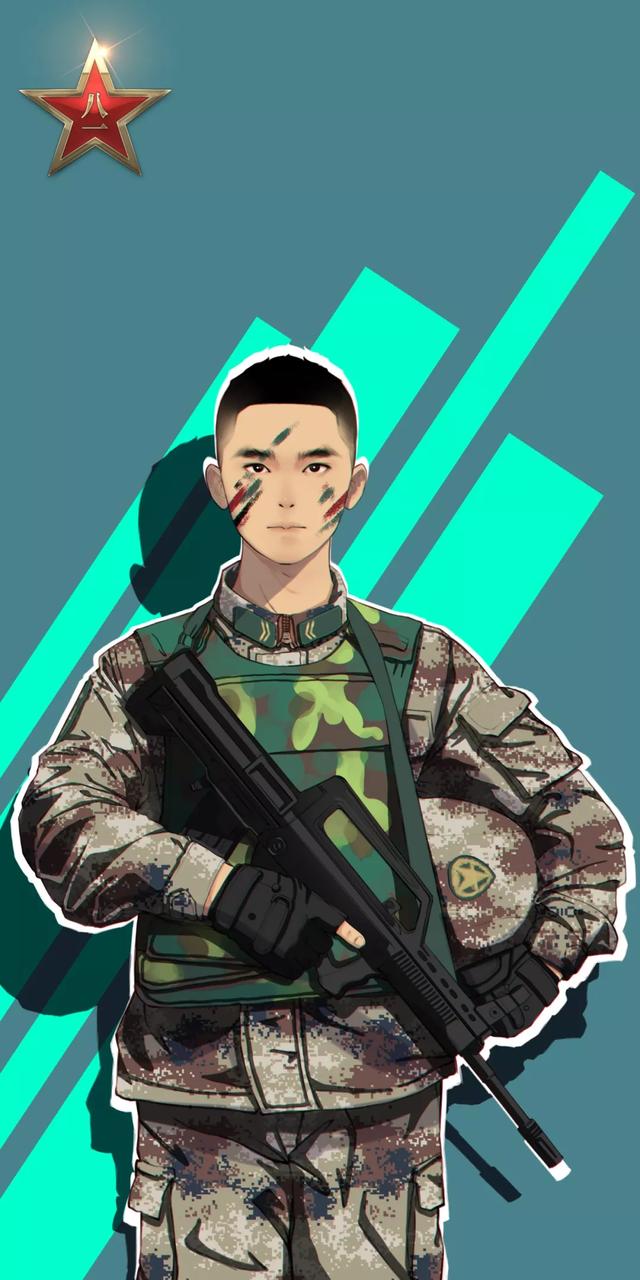 穿过这身军装永远都是军人