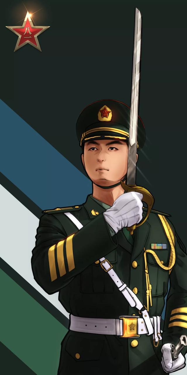 穿过这身军装永远都是军人