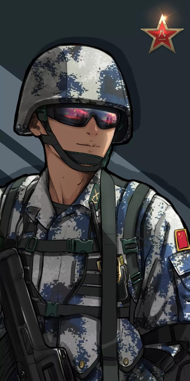 穿过这身军装永远都是军人