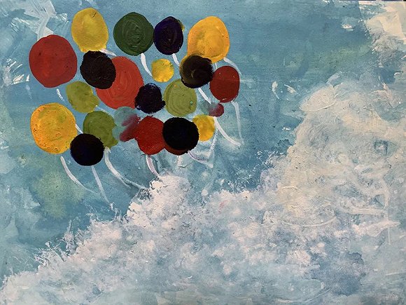 上海点亮星星画作公益展闭幕超50幅自闭症儿童画作获认捐