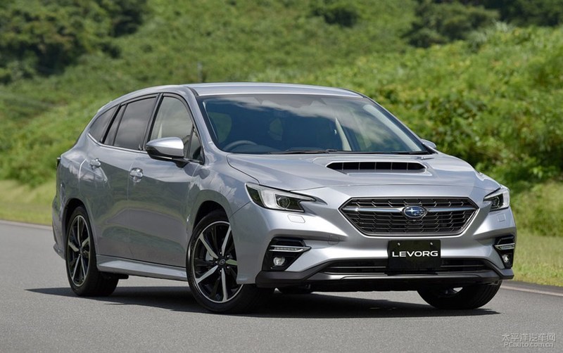 levorg sti sport版新车的外观轮廓与现款levorg相似,细节则加入不少
