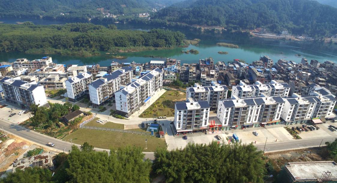 昭平县五将镇移民搬迁安置小区.贺州市委宣传部供图