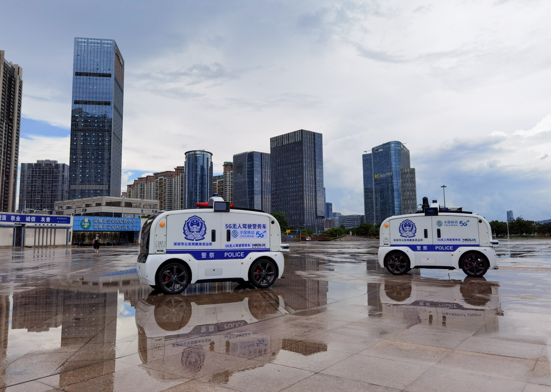 该车基于5g物联网,与l4级无人驾驶技术相结合,具有流动巡逻,视频监控