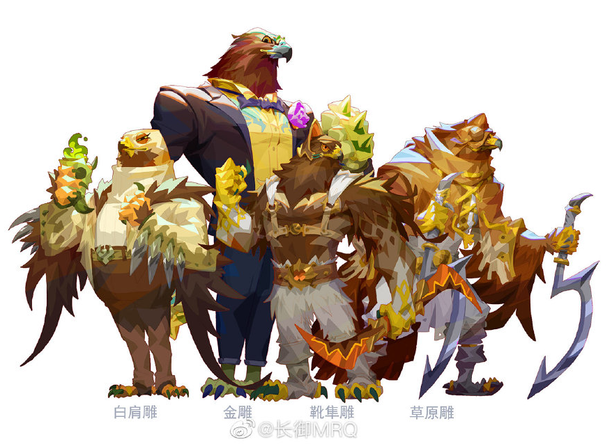 鸟人战士全体集合！猛禽动物拥有人形身体后自带霸气__财经头条