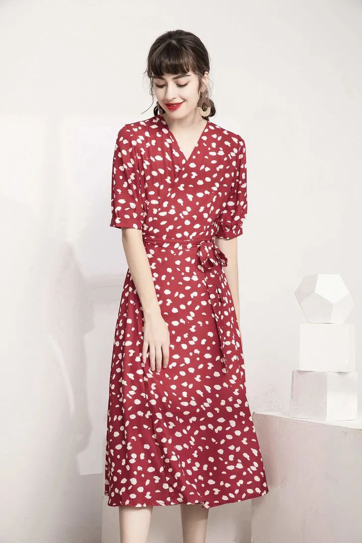 贵气优雅的茶歇裙经典好搭穿上女人味十足