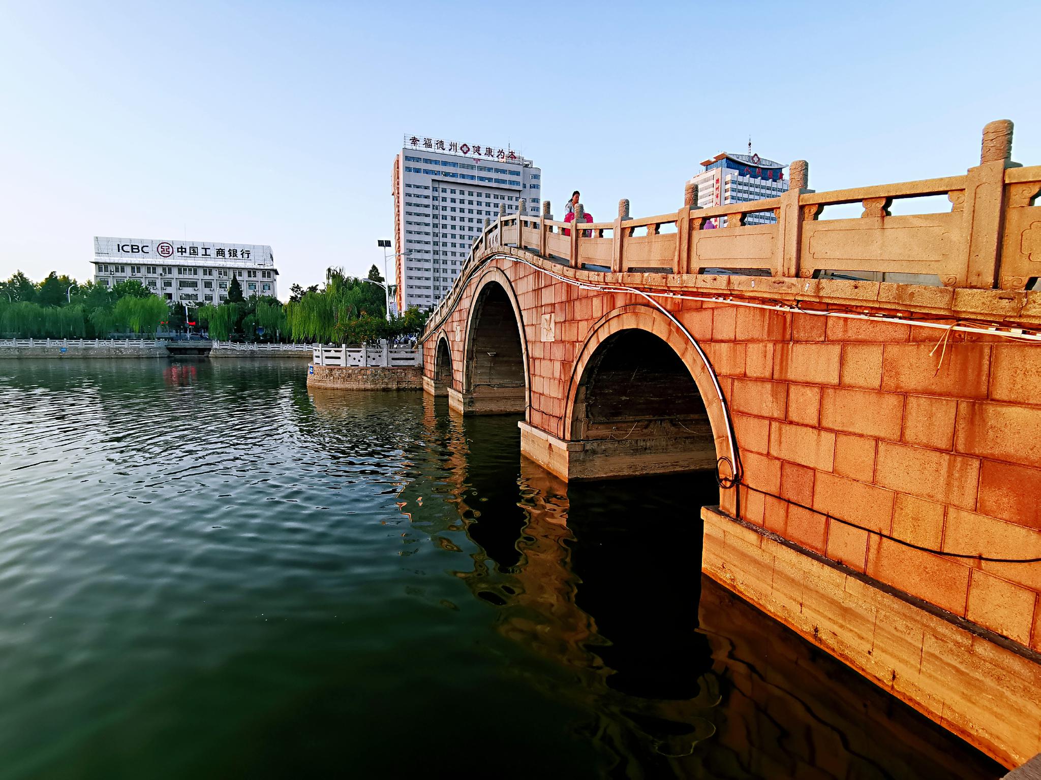 德州新湖的"明月桥"!