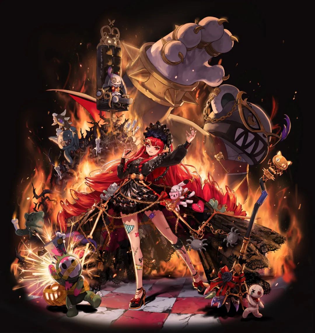 原画女法师三觉完整全身立绘下载可可爱爱魔界人