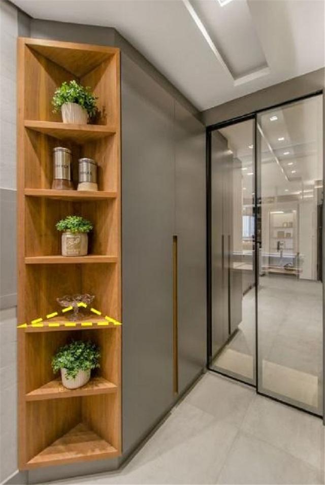 同样的户型,总感觉自己柜子小!主要是没将侧边15公分利用起来