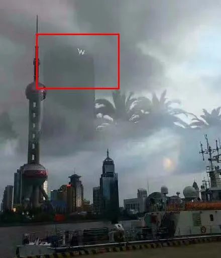 昨天上海出现海市蜃楼啦是吗