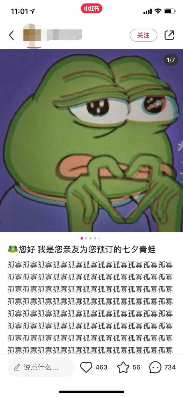 孤寡孤寡孤寡七夕青蛙被玩坏收到的人都说好气