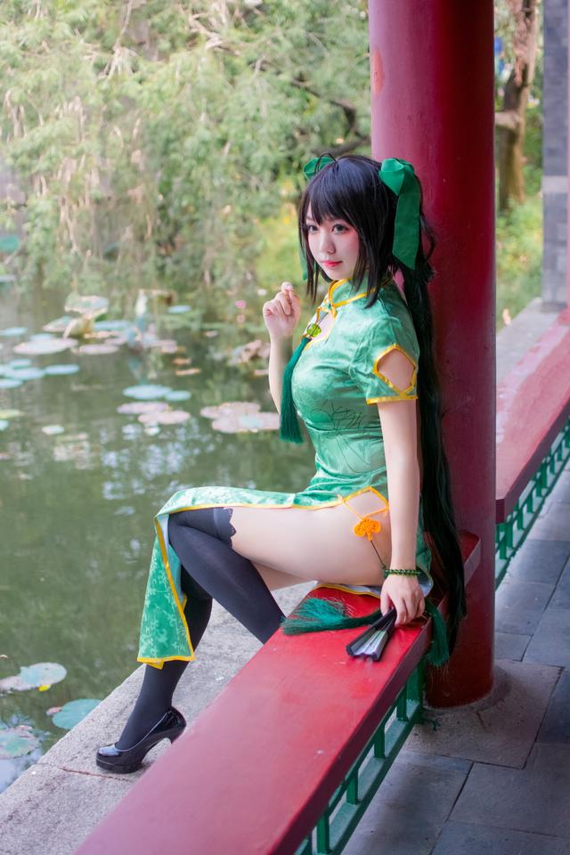 孙尚香cosplay 你,也是本小姐的粉丝吗?