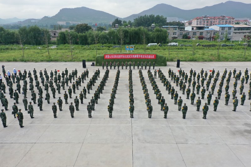 真正的十八般武艺武警济南支队百名后装专业兵上演大比武