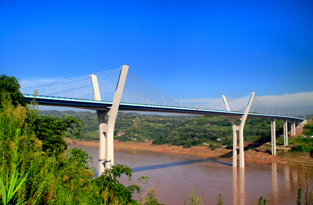 嘉悦嘉陵江大桥&nbsp;&nbsp;林同棪国际供图