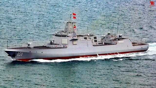 第二艘055即将服役,命名102拉萨舰,可装填高超音速导弹