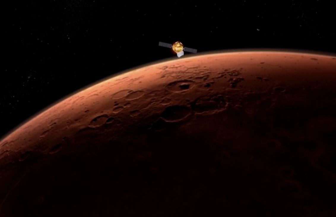 天问一号传回地月合影承载着很多个第一次