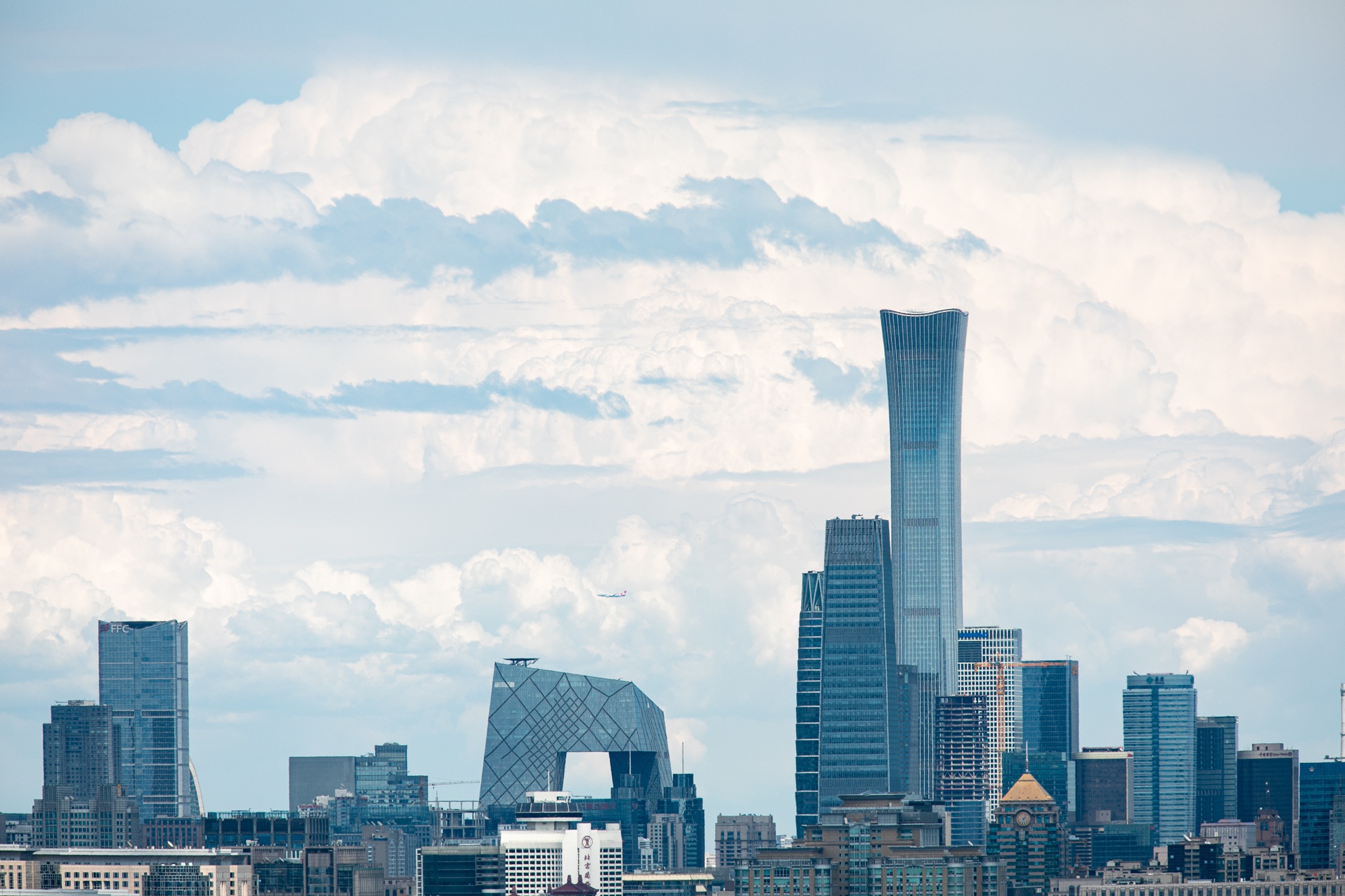 这是5月23日拍摄的北京城区(新华社记者孟鼎博 摄)