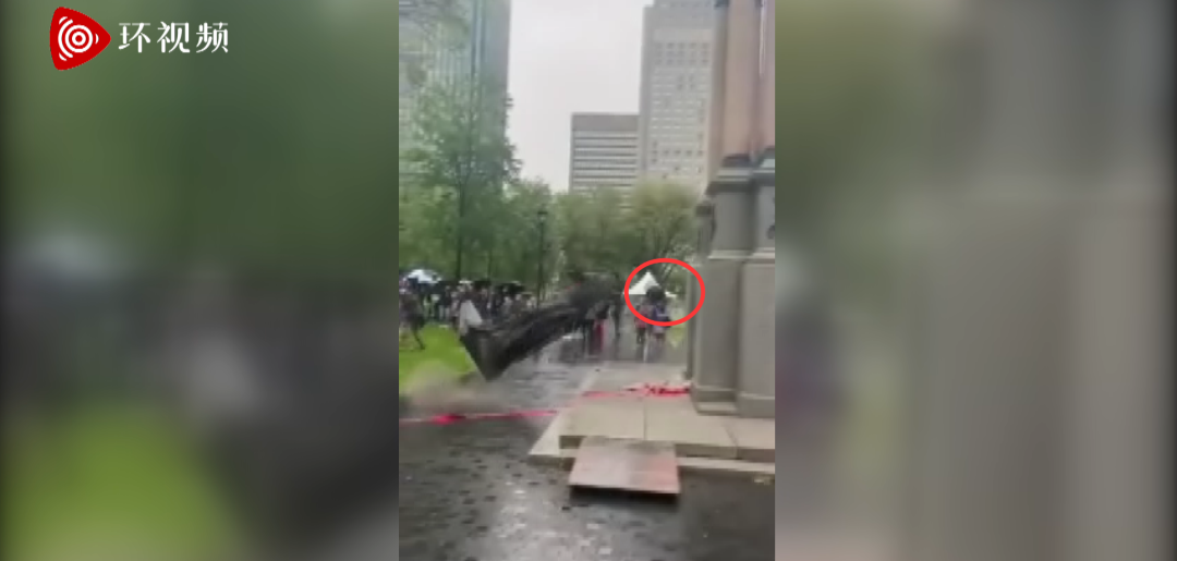 来源:环视频/胡适真当地时间29日,加拿大蒙特利尔爆发抗议活动:示威者