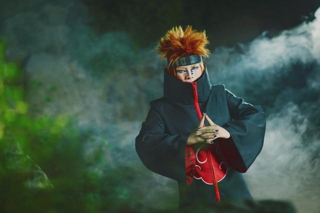 「火影忍着」六道佩恩 天道cosplay