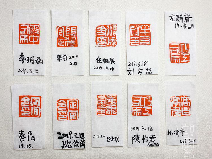 开启篆刻之门,激发传承热情——枣庄三中篆刻社团执教一得|学生们_新浪新闻