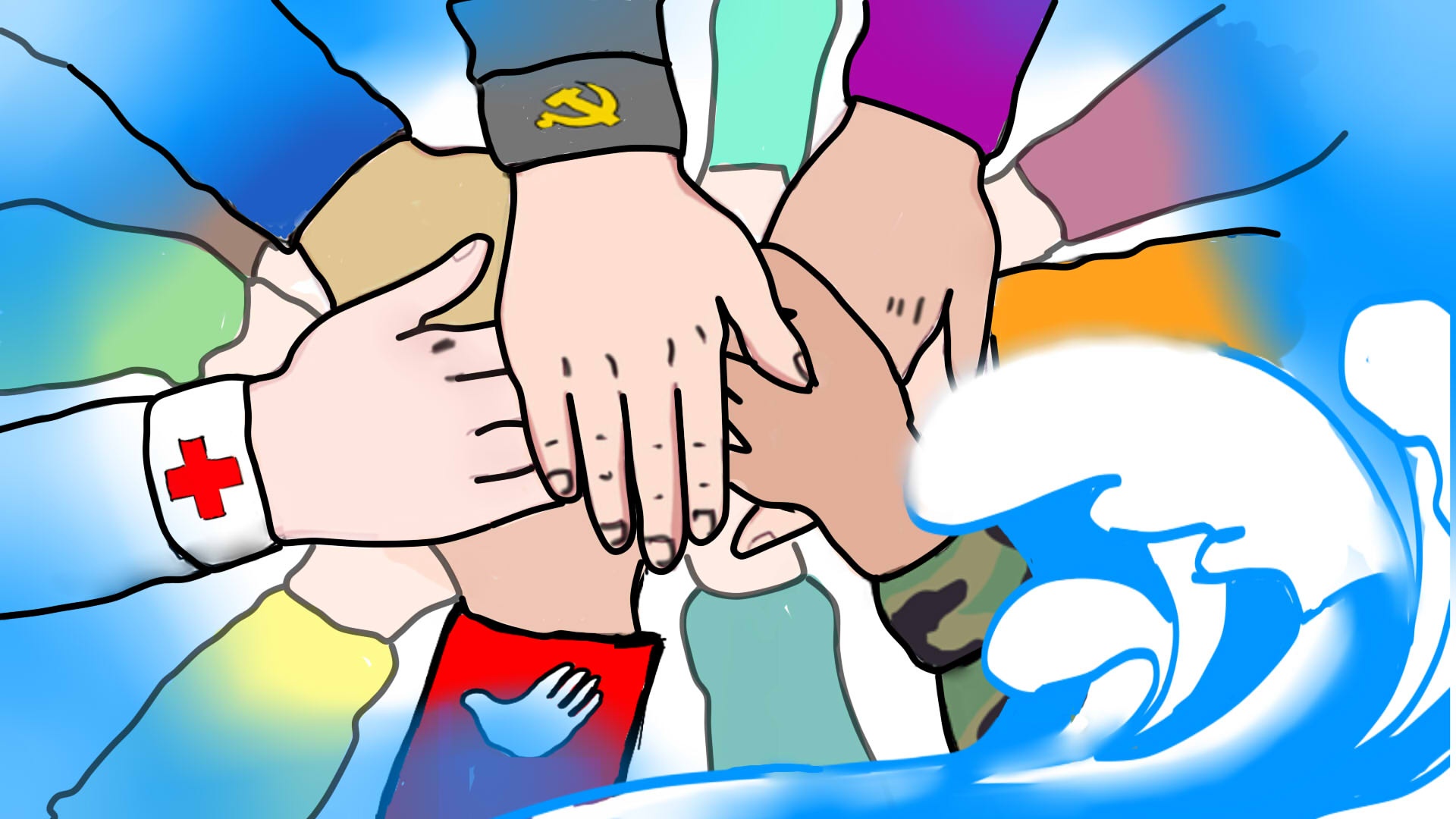 【大学生评论大赛·漫评】守望相助,共建家园