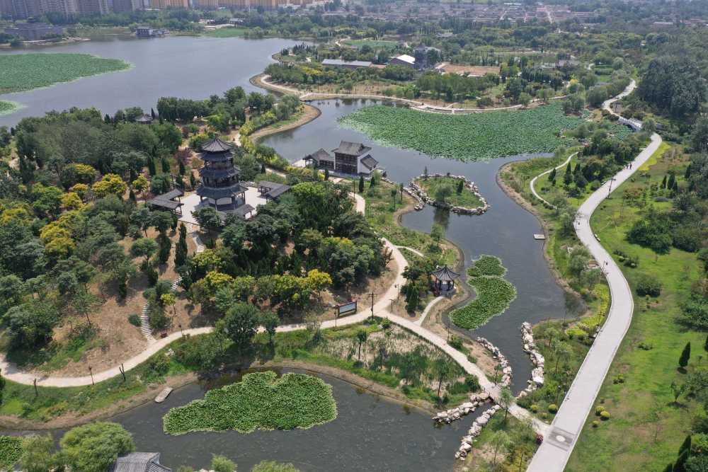 河北河间:打造城市游园 绘就生态底色