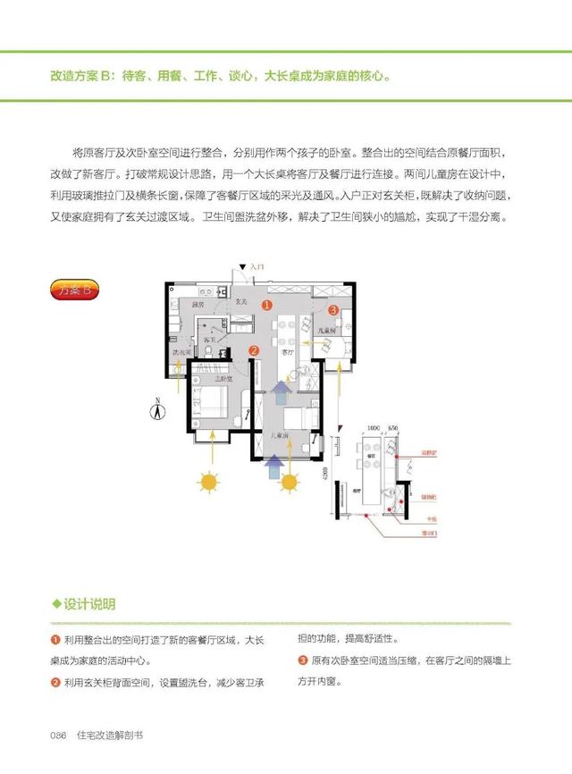 35个问题房型，70套改造方案，教你住宅改造