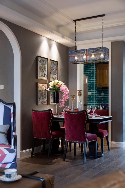 英伦风格四居室装修案例,126平米的房子这样装才阔气!