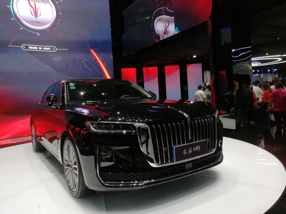 红旗最新产品——红旗H9。新华社记者张建摄